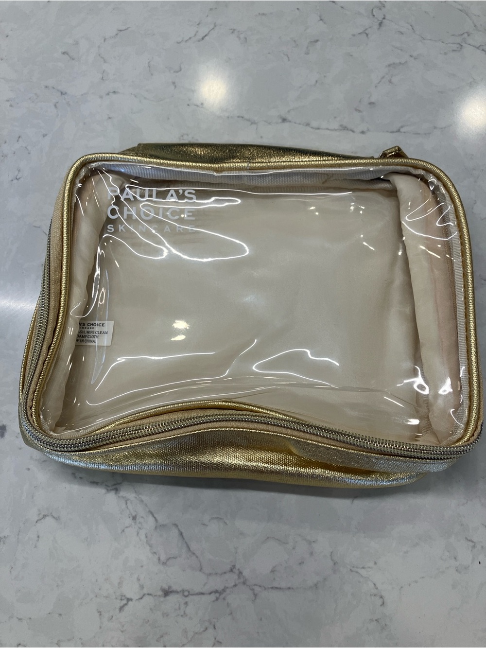 PAULA’S CHOICE Make-up BAG GOLD NEW